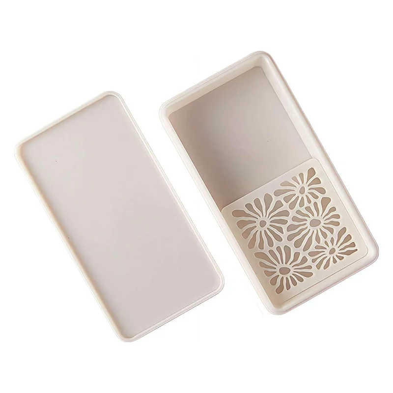 

ABBN-For Polymer Clay Tools Kit, Leak-Proof Snap-Lock Powder Container, Cornstarch Container For Polymer Clay White