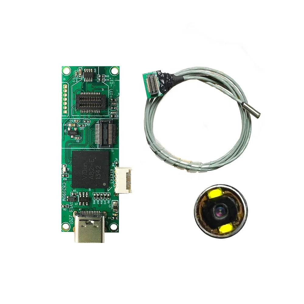 

OV9734 1Mega pixel 3.8mm diameter sensor medical endoscope camera module two leds with USB backend board