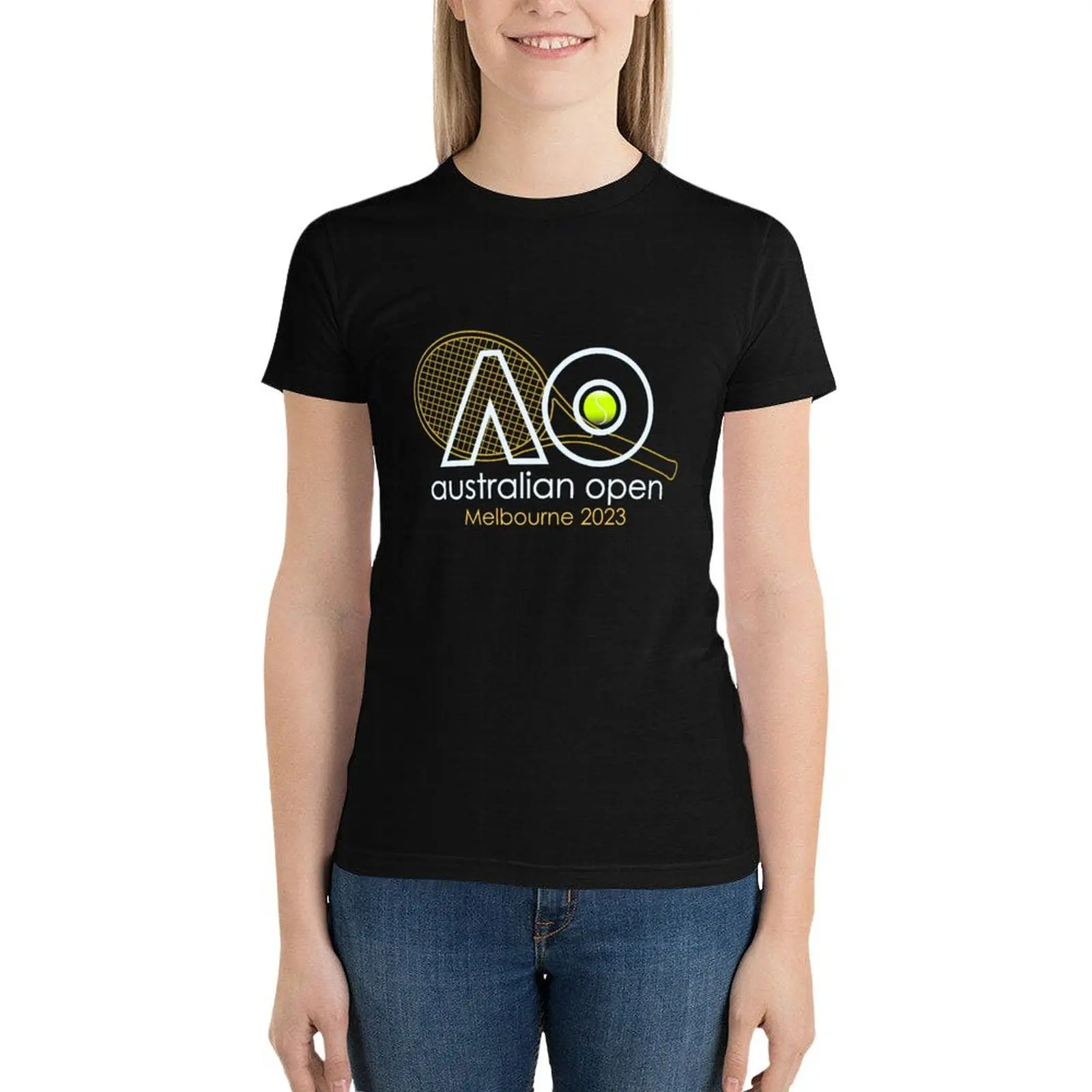 

Australian Open Tennis Tournament - Melbourne 2023 T-Shirt shirts graphic tees tops t shirts for Women loose fit