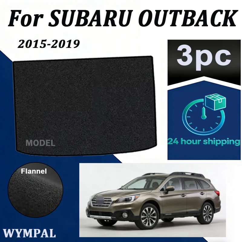 

Нейлоновый коврик для заднего багажника автомобиля SUBARU OUTBACK Коврик для багажника (черный) для моделей 2015-2019 годов