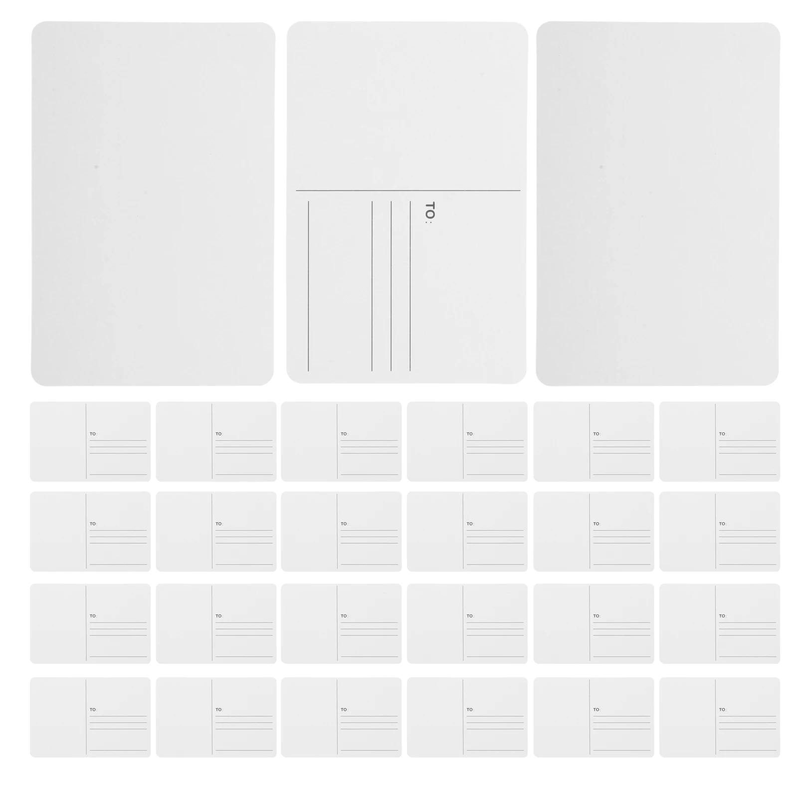

30 Sheets Hand-drawn Card for Crafts Blank Postcards Mailing Stock Cardstock Business Paper Foldable Watercolor Travel Greeting