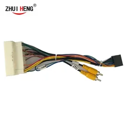 Auto Car Radio Female ISO Radio Plug Power Adapter Wiring Harness Special for Hyundai Verna tucson KIA K2 2017 harness cable