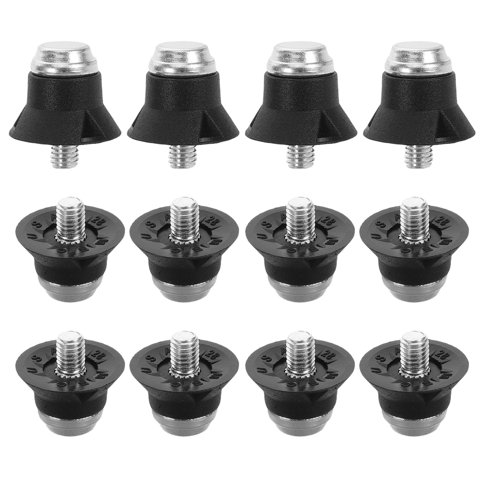 

12 шт., шпильки для футбольных кроссовок, запасные части, шипы, аксессуары для захвата для спортивной обуви, шпильки, алюминиевые ботинки, мужские дистанции