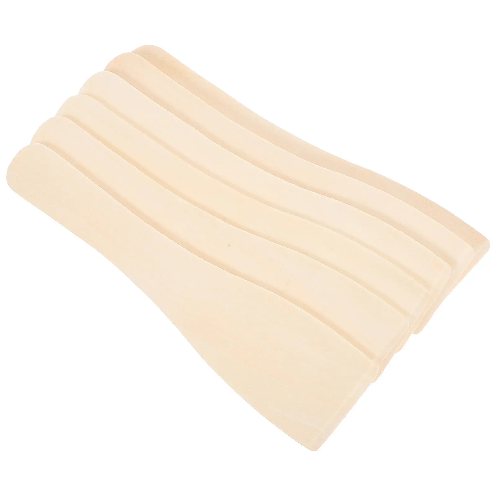 6Pcs Solid Wood Spatulas – Heat-Resistant, Non-Scratch Cooking Turners for Nonstick Pans, Natural Kitchen Utensils