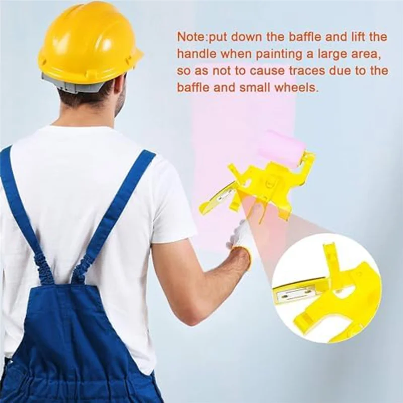X40A_XA-홈 룸 벽 천장창 페인팅 청소 페인트 롤러용 롤러 브러시 연장 폴이 있는 페인트 에지 롤러 브러시