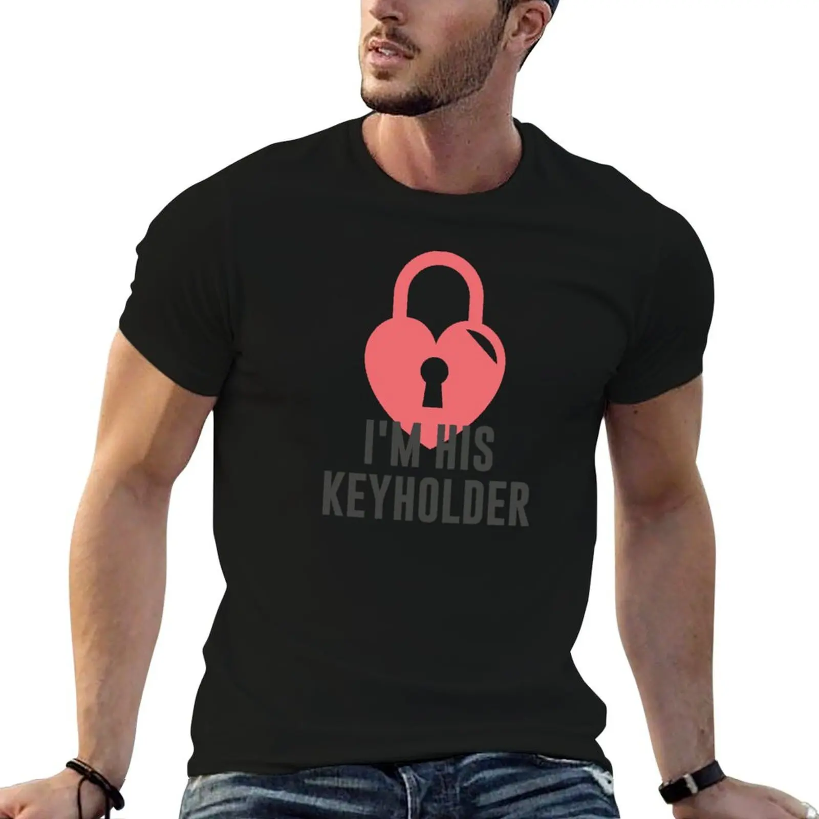 

I`m his keyholder for boys & guys T-Shirt t shirts for man slim fit man t shirt heavy cotton t shirts designer T-Shirt