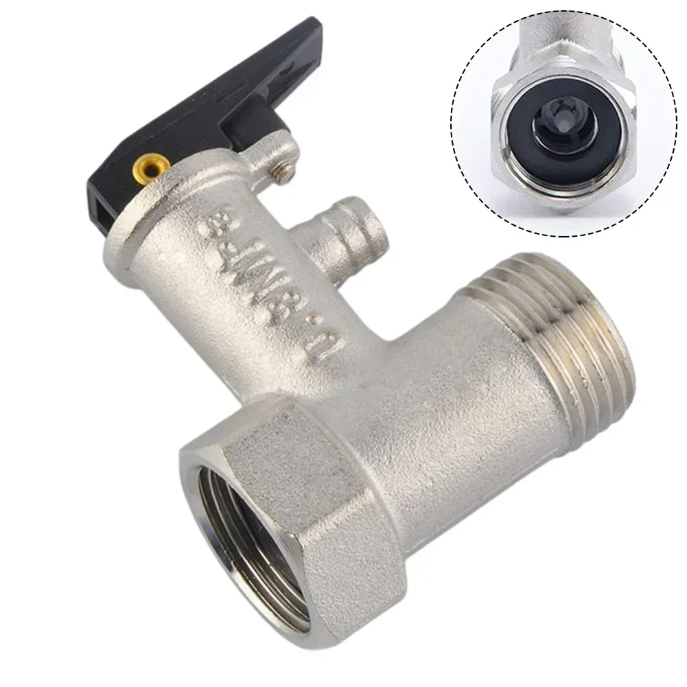 Safety Valve Inox Pressure Relief Valve Pressure Reducing Relief Valve For Boiler Gas Cylinder 1/2Inch Threads Brass Adjustable