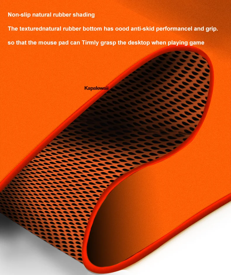 Коврик для мыши Acthotop Control Speed Gamer Mat Коврики для клавиатуры с вышивкой по краям Резиновая основа Настольный коврик для мыши E-Sport Противоскользящий настольный ковер