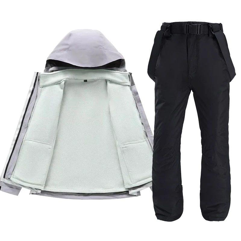 

Women Winter Ski Jacket and Ski Pants Warm Windproof Waterproof Outdoor Sports Camping Mountain Snowboard Snow Coat Trousers