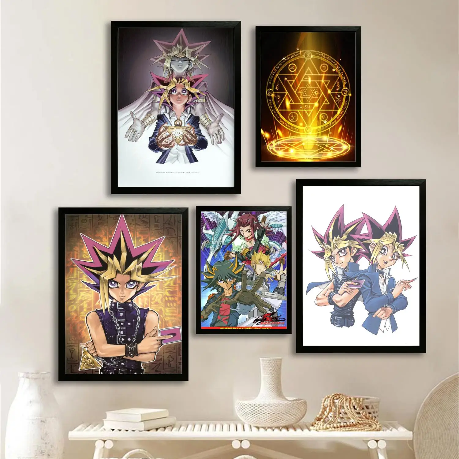 hermos yugioh Canvas Art Poster, Wall Art Picture Print, Modern Family Bedroom Decor Posters,Decorative painting