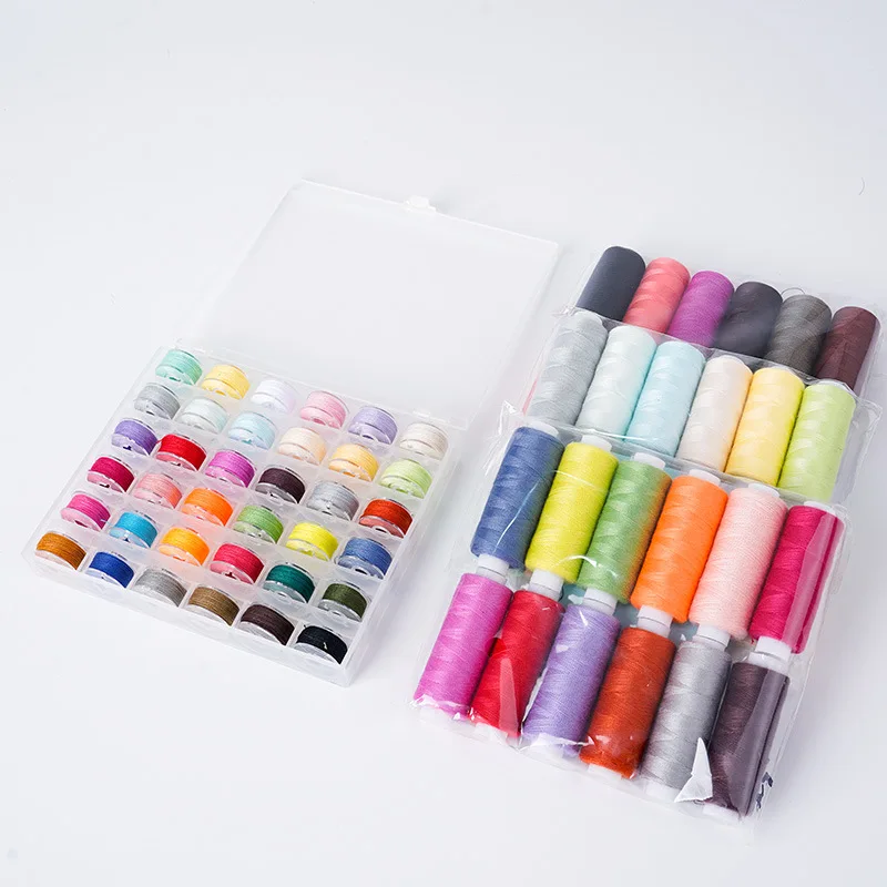 Household 36-color Spool Set 250 Yards Hand Sewing Sewing Machine Thread Polyester Thread 402 Sewing Thread Set