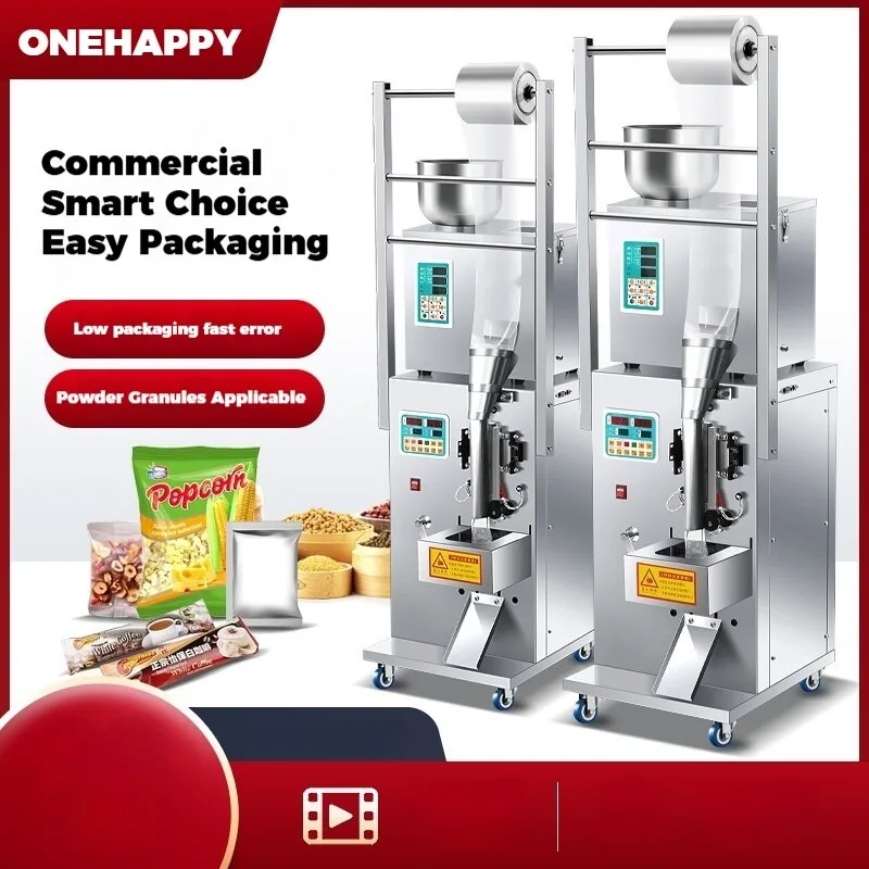 Mesin pengemas mesin penyegel komersial pengisian otomatis penuh 1-50g