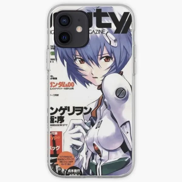 Nge Rei Ayanami Magazine Cover Iphone  Phone Case Customizable for iPhone X XS XR Max 6 6S 7 8 Plus 11 12 13 14 Pro Max Mini