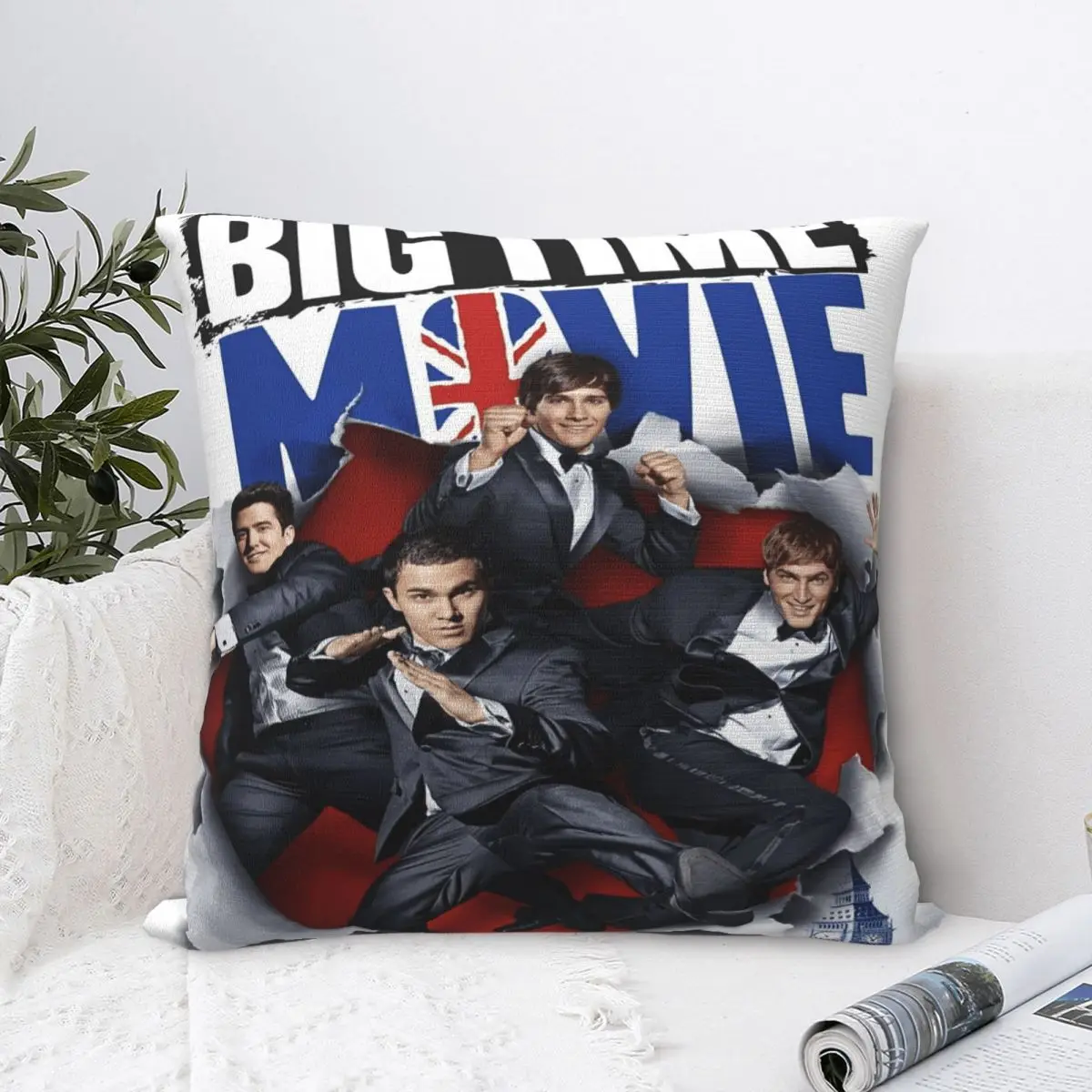 Soft and Sweet Bed Big Time Rush｠rock BandDecoration Pillowcases Stuff Pillow Covers Zipper Multiple Sizes