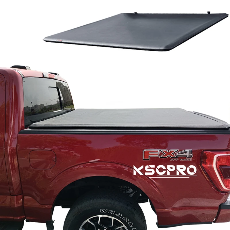 KSCPRO SR Series Soft Roll Up Truck Bed Tonneau Cover for Ford F150 2015-2024 5.5' Bed