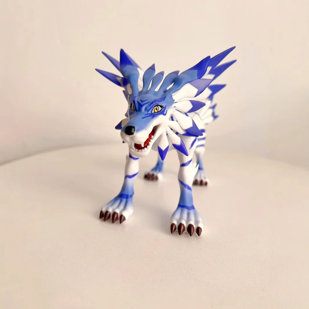 

Anime Digimon Adventure Figure Garurumon Statue Pvc Model Desktop Collection Ornament Decoration Children Birthday Gift Toy