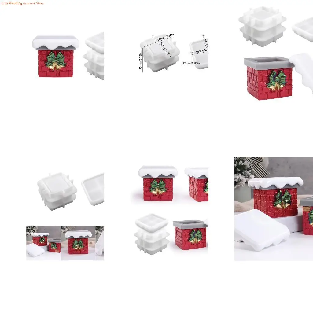 

G92D Silicone Decorative Tins Mould Gift Box Storage Box Molds Silicone Texture for Crafting Distinctive Storage Box