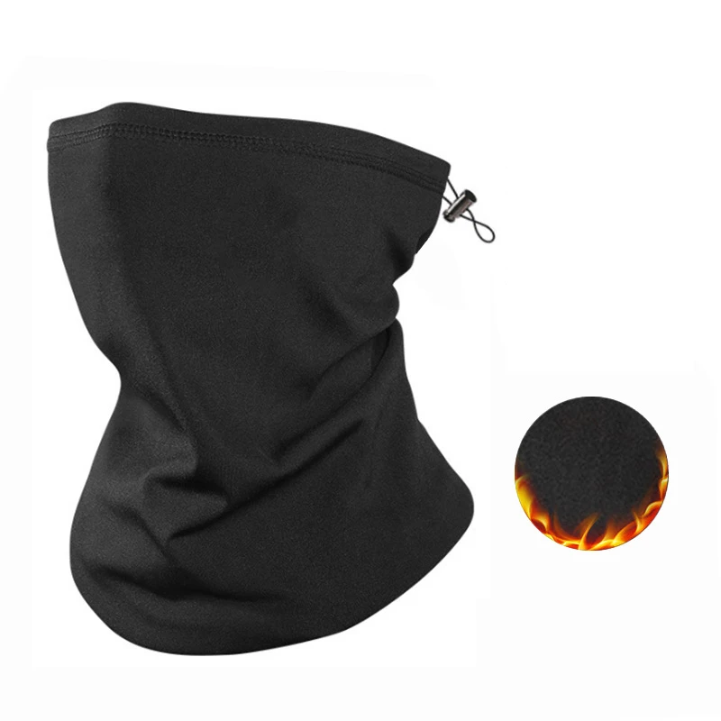 AliExpress NONE Cycling Neck Warmer Men Women Autumn Winter Thermal Face Mask Adjustable Motorcycle Windproof Outdoor Warm Hiking Neck Gaiter