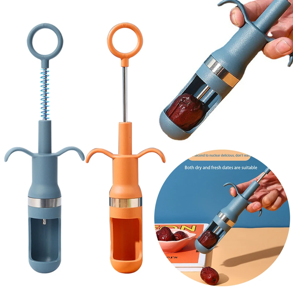 

1/2/5PC Red Dates Jujube Pitter Cherry Olive Corer Home Kitchen Fruit Core Remover Quick Core Remover Vegetable Tools