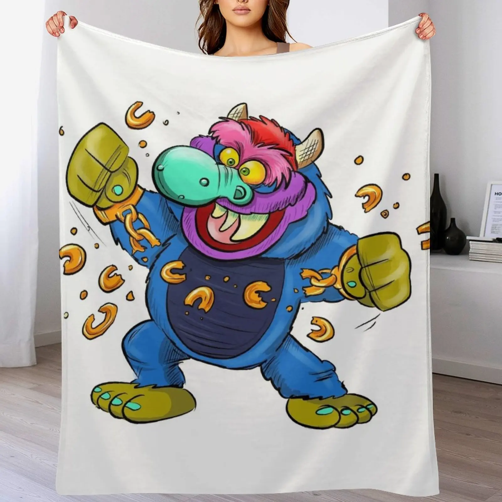 

My Pet Monster! Throw Blanket Sofa Decorative Sofa Custom Sofa Quilt Blankets