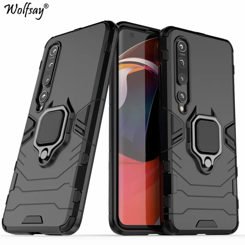 For Xiaomi Mi 10 5G Case Shockproof Armor Silicone Cover Hard Phone Case For Xiaomi Mi 10 5G Protective Cover For Xiaomi Mi 10