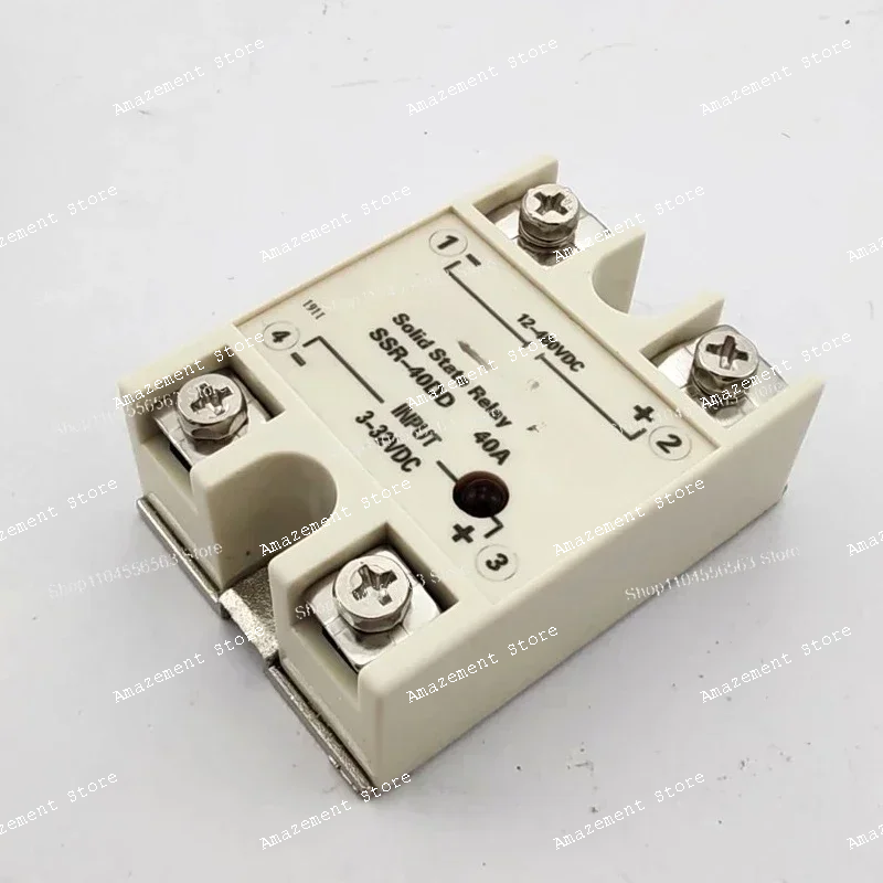 

dc solid state relay ssr-40dd, 480v 10a to 80a dc controller for motor soft start smooth switching