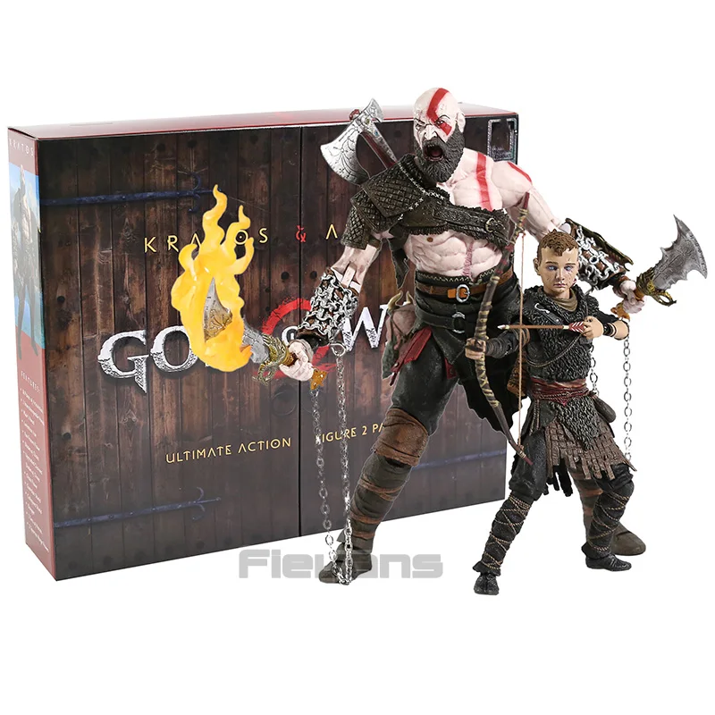 NECA God of War Kratos & Atreus Ultimate Action Figure Toy