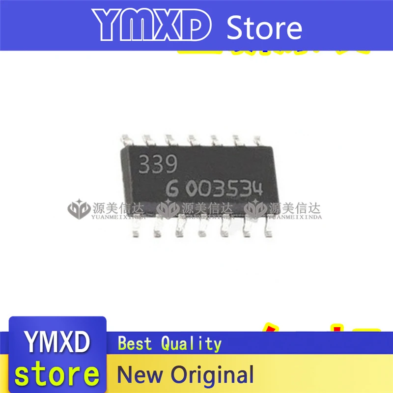 

10pcs/lot New Original LM339DT ST printing 339 patch SOP14 pin four voltage comparator chip