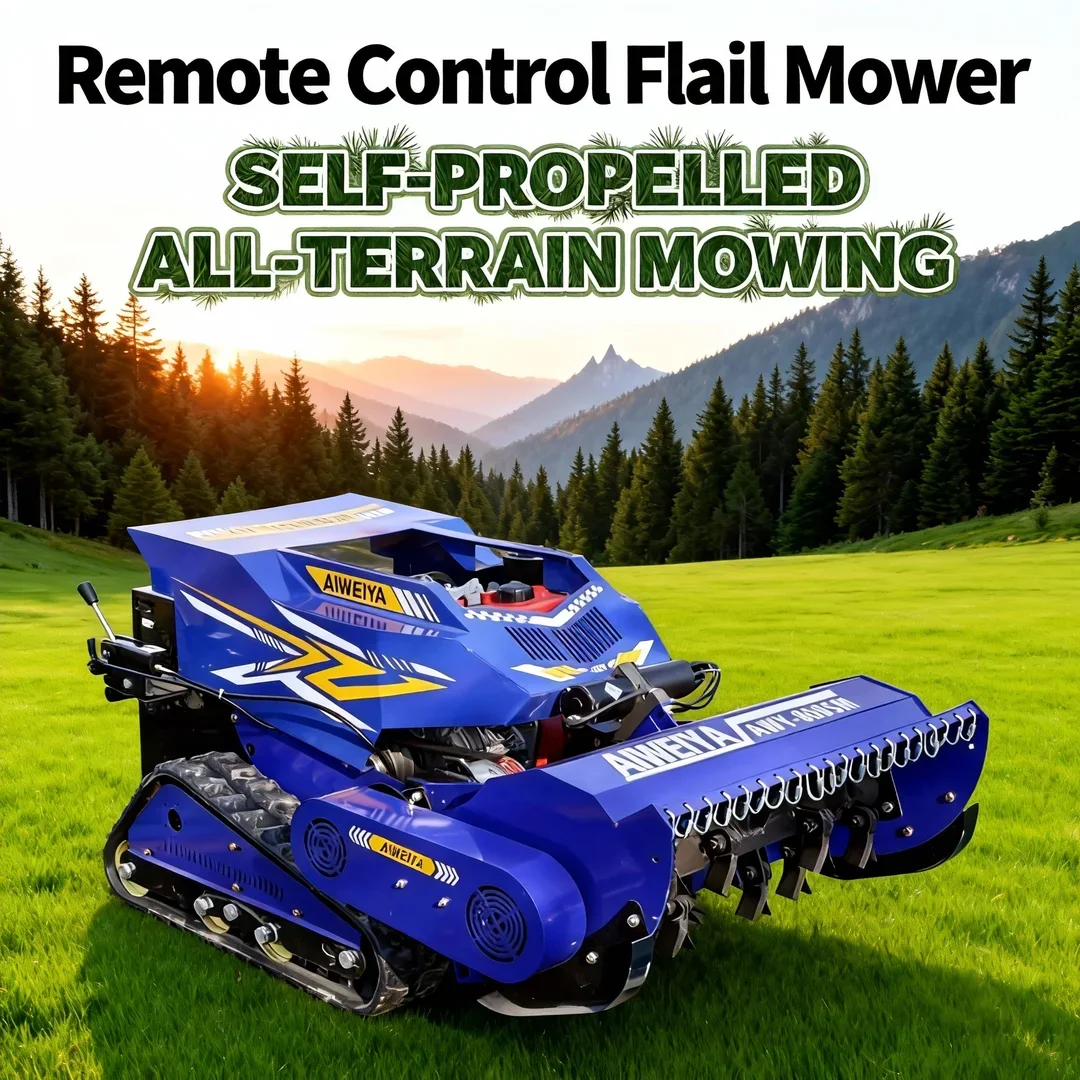 

Индивидуальная высококачественная косилка с дистанционным управлением - популярная машина для резки травы для сельского хозяйства, вездеходных резиновых гусениц