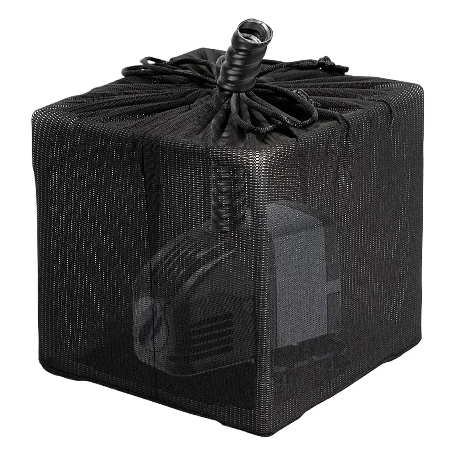 Pond Pump Bag Mesh Filter Bag Anti-Clogging Cover with Drawstring Fine Mesh Screen for Garden Aquarium Fountain Outdoor Backyard