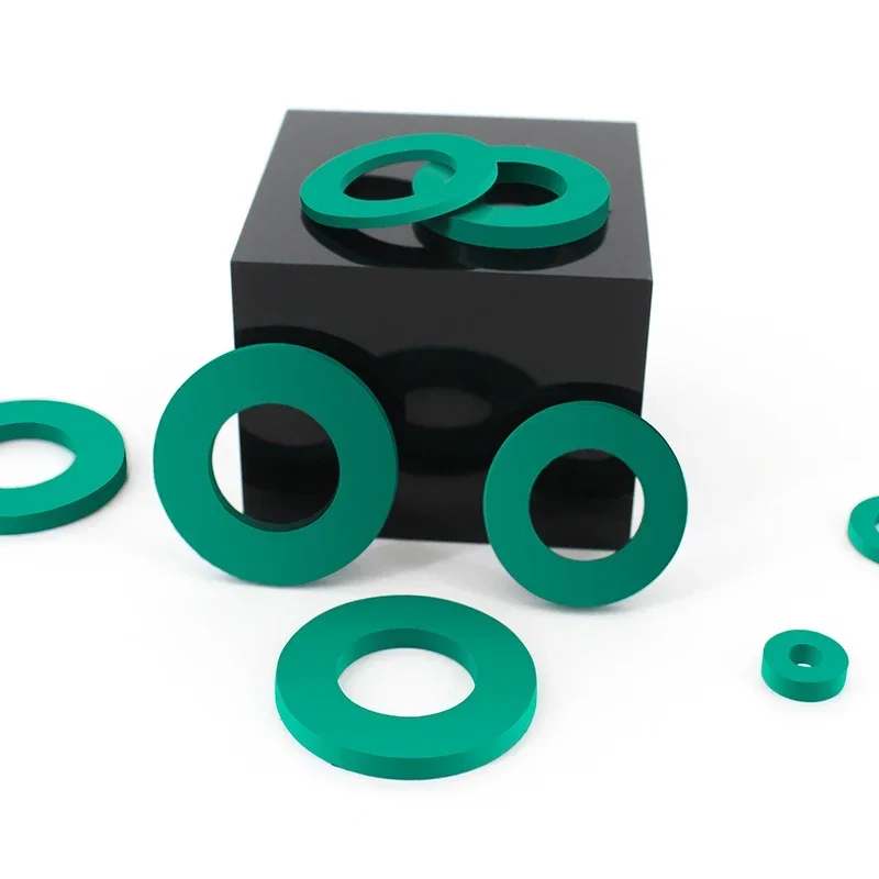 H1mm Flat gasket M2-M42 nitrile silicone fluorine rubber NBR VMQ FKM wear-resistant shock-absorbing waterproof sealing gasket