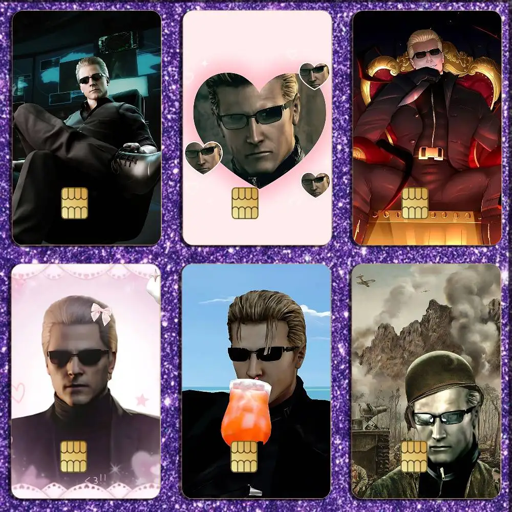 

Albert Wesker P Card Sticker Diy Decorate Exquisite Bank Card Decals Patch Documents Birthday Gift