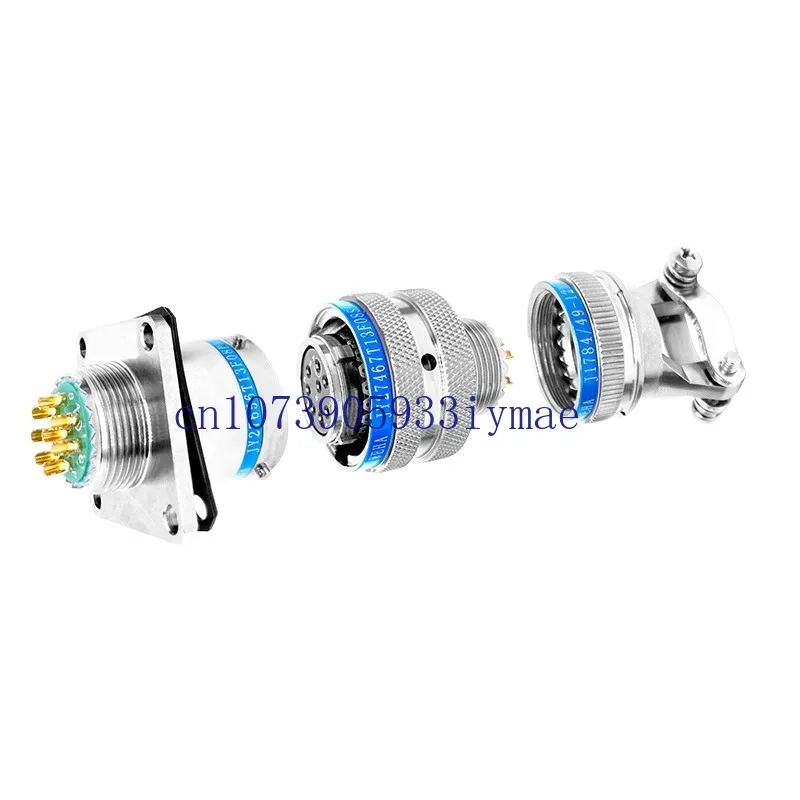 

J599 series aviation plug socket connector, industrial waterproof with wire male and female docking, heavy-duty