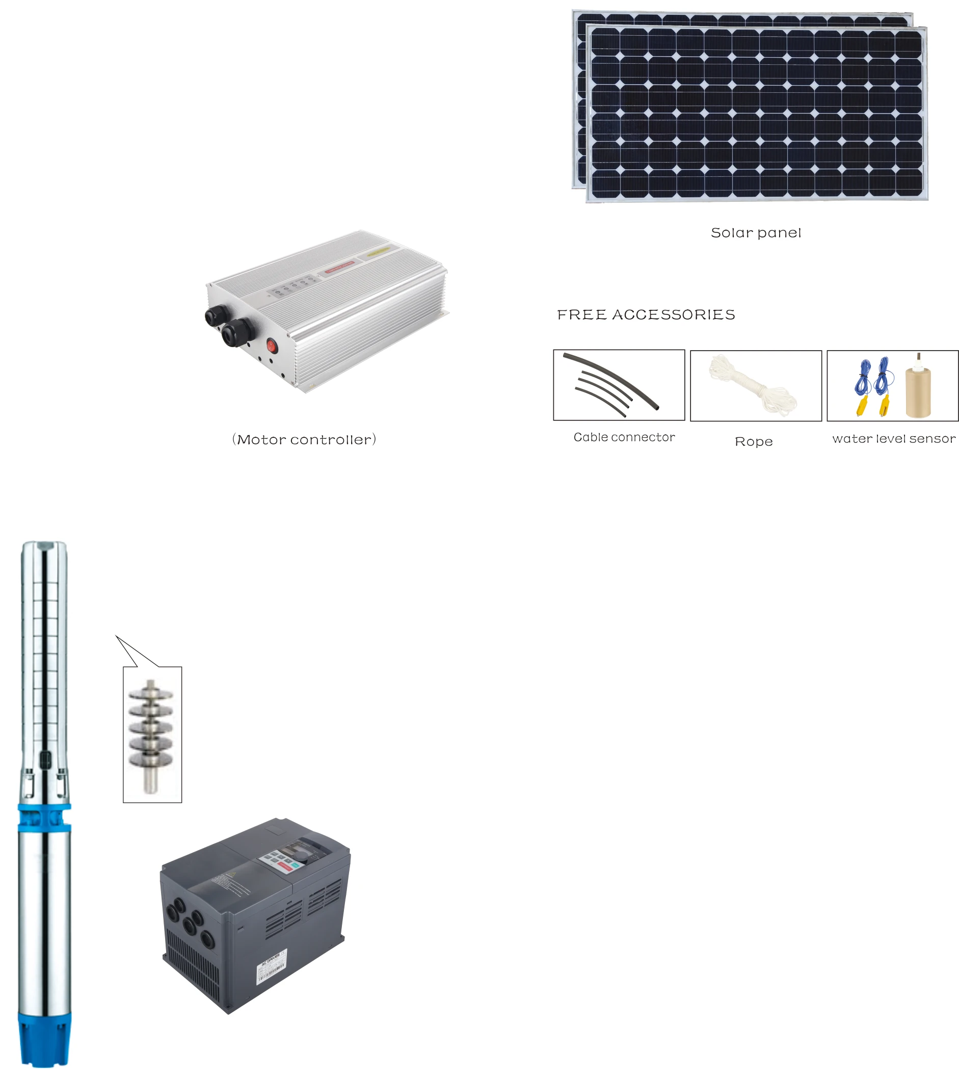 Solar Water Pump Deep Borewel Submersible 48 V Submissible Solar Water Pumps Water Pump Solar Energy