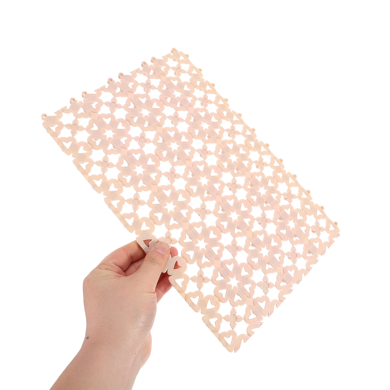 

10Pcs Rabbit Cage Mats Small Animal Floor Mats Plastic Feet Pads Bunny Litter Pan Pet Cage Flooring Rabbit Scratch Mat