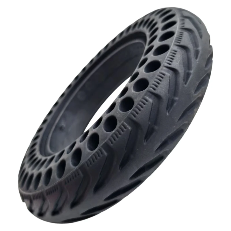 Electric Scooter Tire 10x2.0 Solid Tire Solid Rubber Construction Double-row Hole Pattern Solid Tire For Electric Scooters