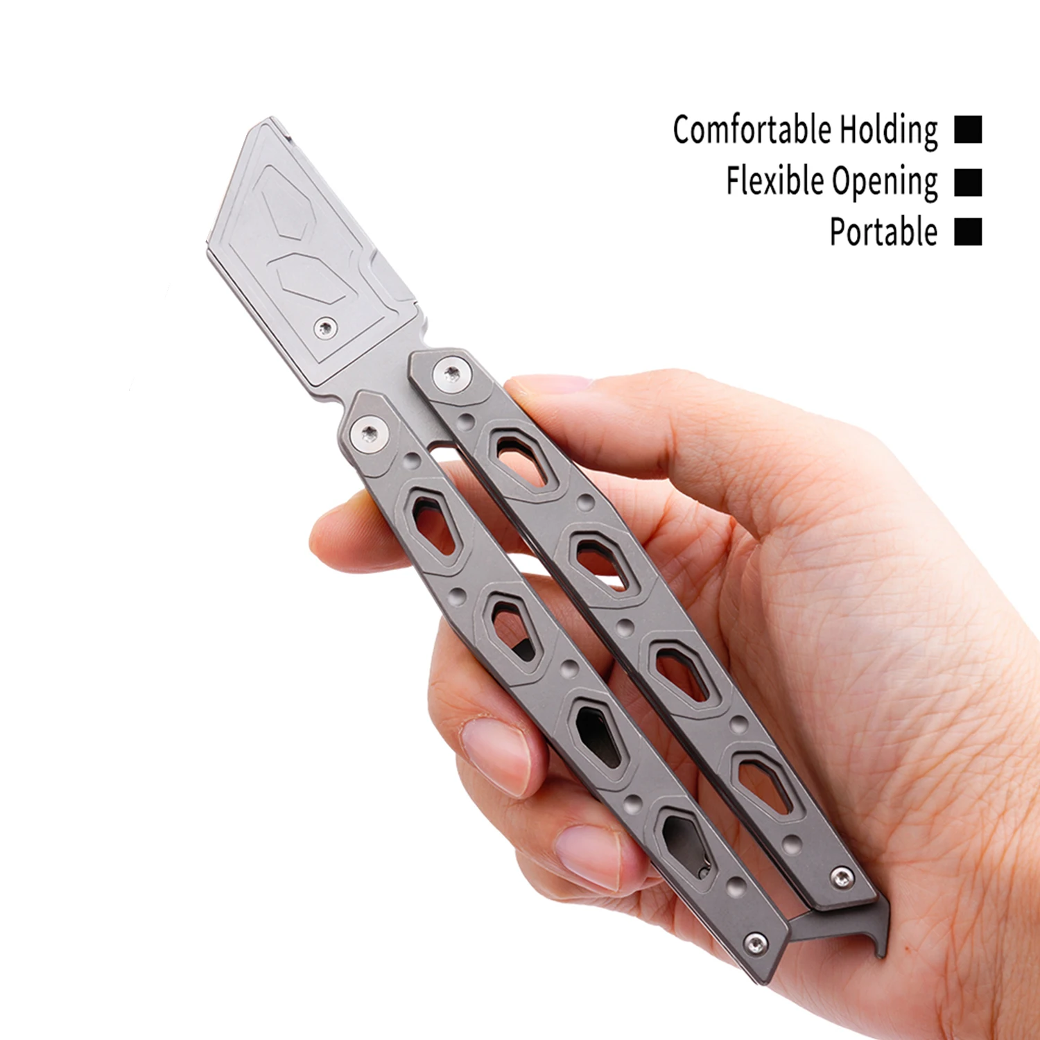 

Multifunctional Bottle Opener.Titanium EDC Tool