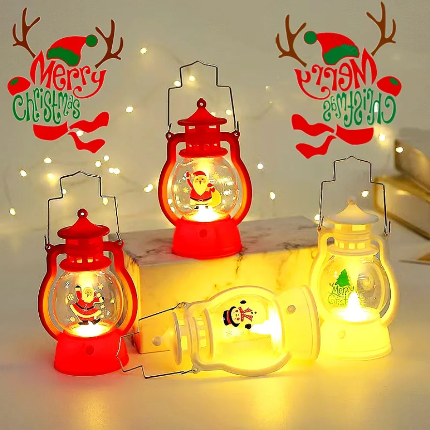 2026 LED-Weihnachtsschmuck mit Batterie, LED-Laterne, Licht, Weihnachtsmann, frohe Weihnachtsdekoration für Zuhause, Weihnachten, Weihnachtsgeschenk