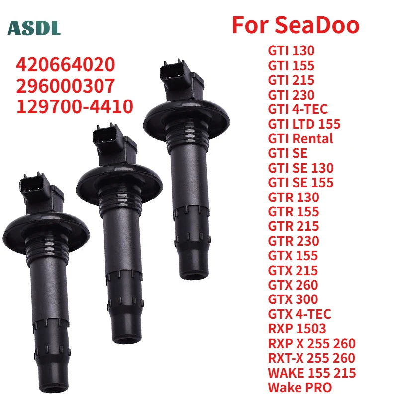 Motorcycle High Voltage Cap Spark Plug Cap for GTI GTR GTX 130 155 215 230 4-TEC GTILTD 155 RXP 1503 RXT-X 255 WAKE155 215 PRO