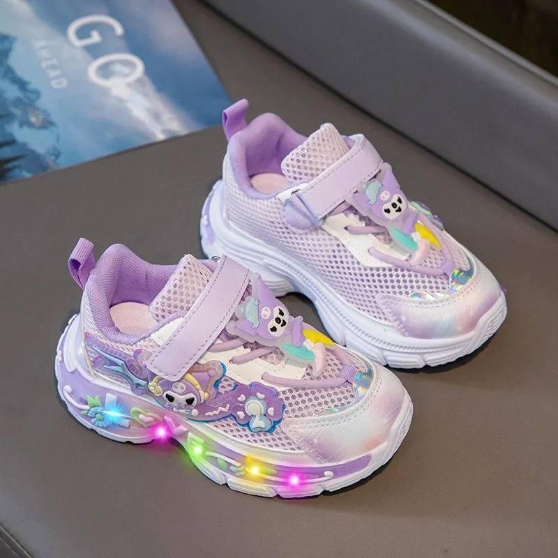 Dziewczęce Chłopięce Kawaii Sanrio Anime Dziecięce Buty Codzienne Śliczne Kreskówkowe Miękkie Oddychające Sportowe Trampki Prezenty dla Dzieci