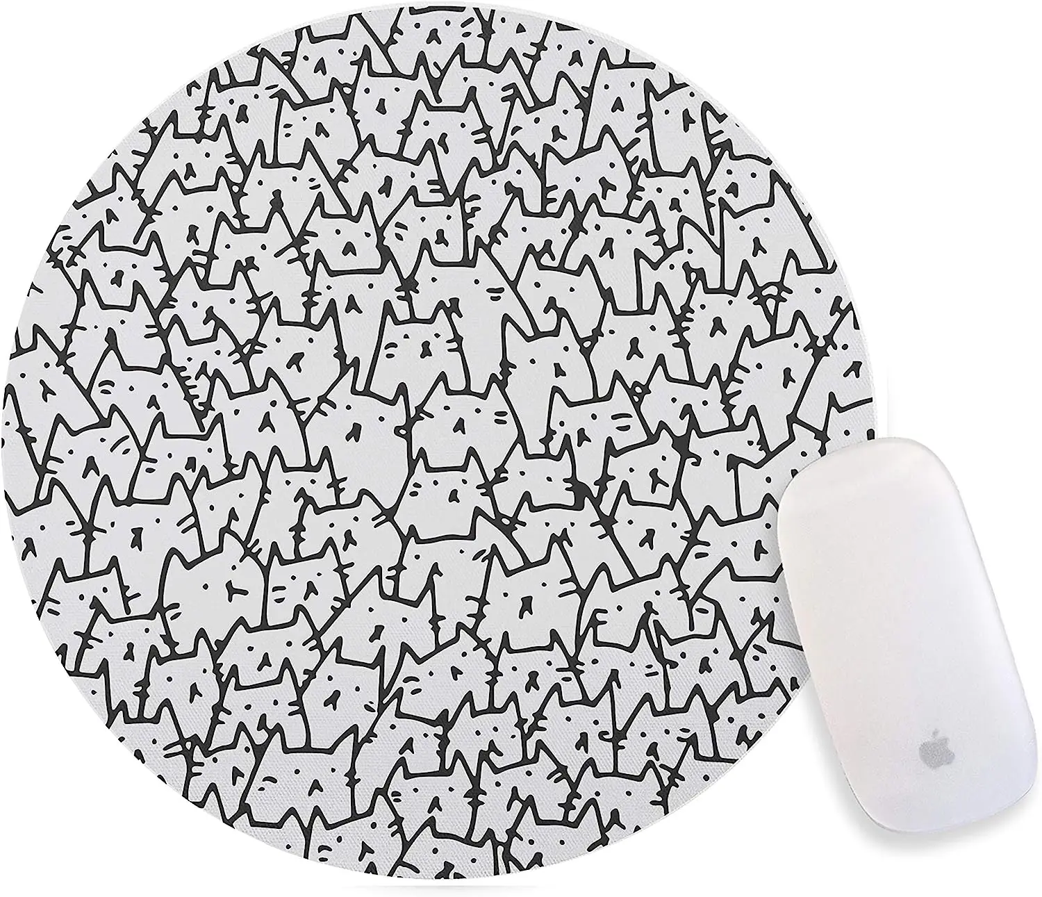 

Круглый коврик для мыши с кошками, офисный коврик для мыши, компьютерные игровые коврики на заказ, Настольный коврик для мыши для ноутбука и компьютера