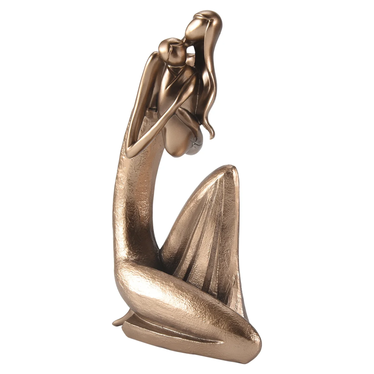

B62B Mother and Child Statue Bronze Mother Love Sculpture Living Room Resin Crafts Suitable for Living Room Bedroom Study