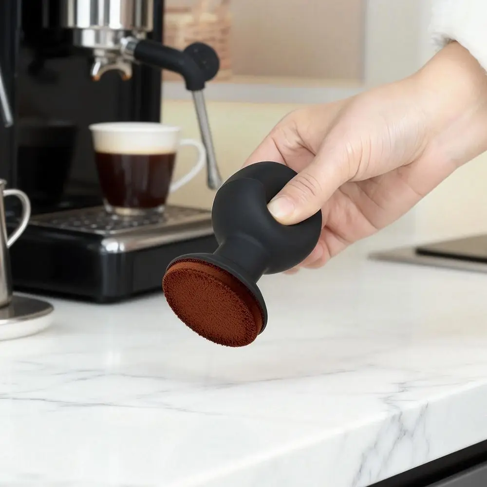 Premium Ultra Quiet Coffee Powder Suction Cup Dirt Free 51/58mm CoffeePowder Remover Elastic Soft CoffeePowder Sucker Coffee Bar