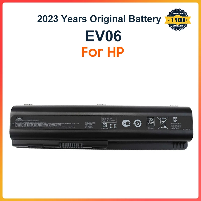 EV06 Laptop Battery For HP 484170-001 484170-002 484171-001 485041-001 HSTNN-XB79 HSTNN-IB72 HSTNN-DB72 HSTNN-LB73