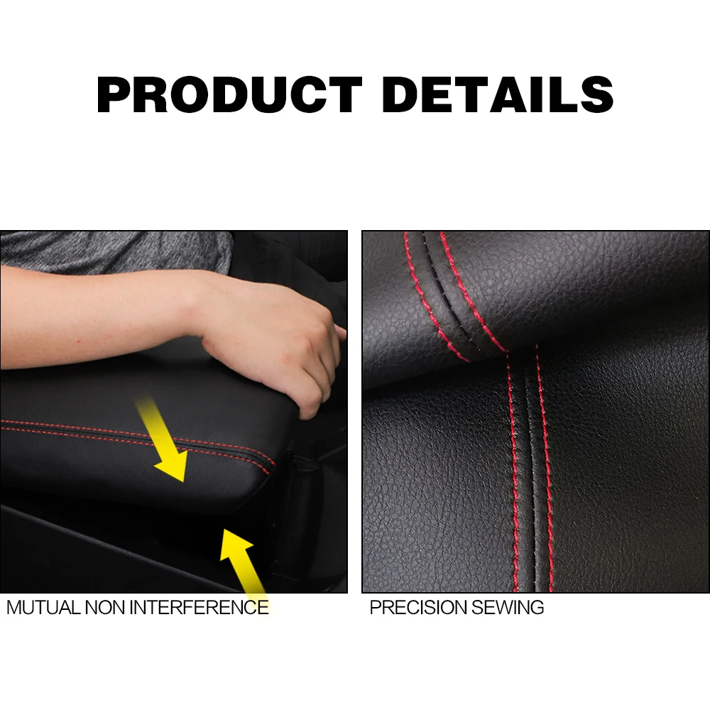 1PCS Car Armrests Box Cover Center Console Decoration Interior Trim Auto Accessories For Mazda 3 2019 2020 2021 2022