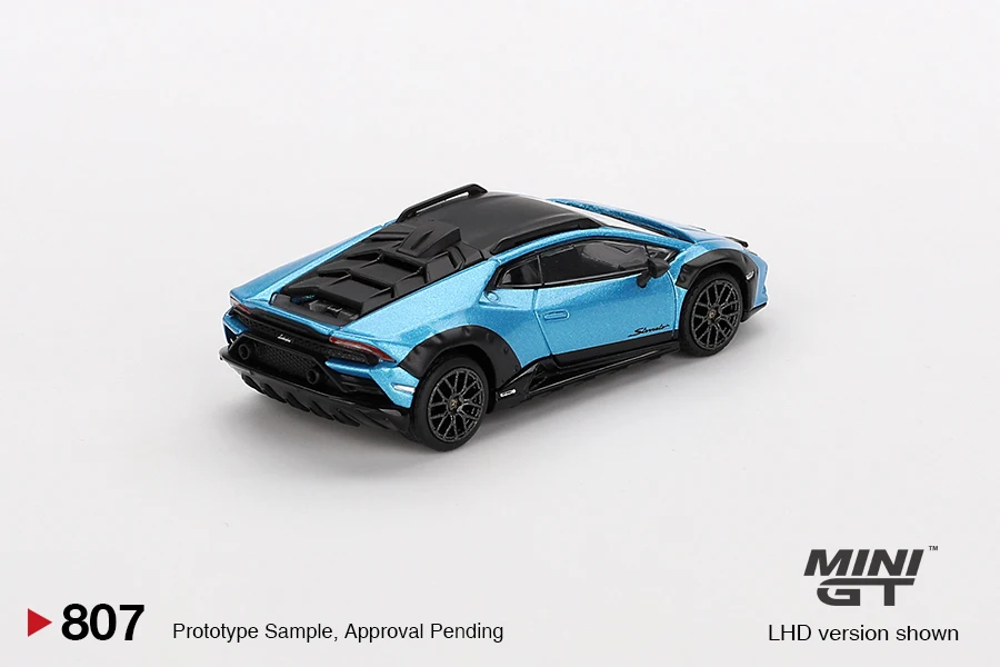 MINIGT 1:64 807 Huracán Sterrato Blu Aegir Diecast Model Car