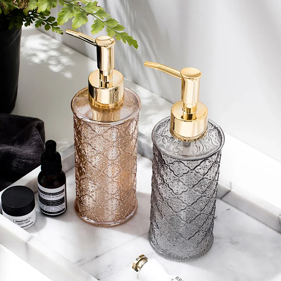 

280ml Liquid Soap Dispensers Return to the Ancients Set for Bathroom Accessories Shampoo Dispenser Laundry Products Household