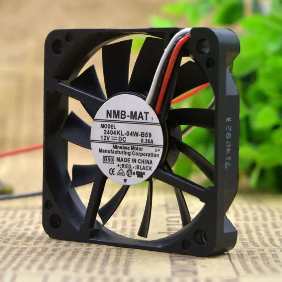 Ventilateur AA + original NMB 6CM 2404KL-04W-B59/B50 12V 0.35A à trois fils, version rapide, prix de gros négociable