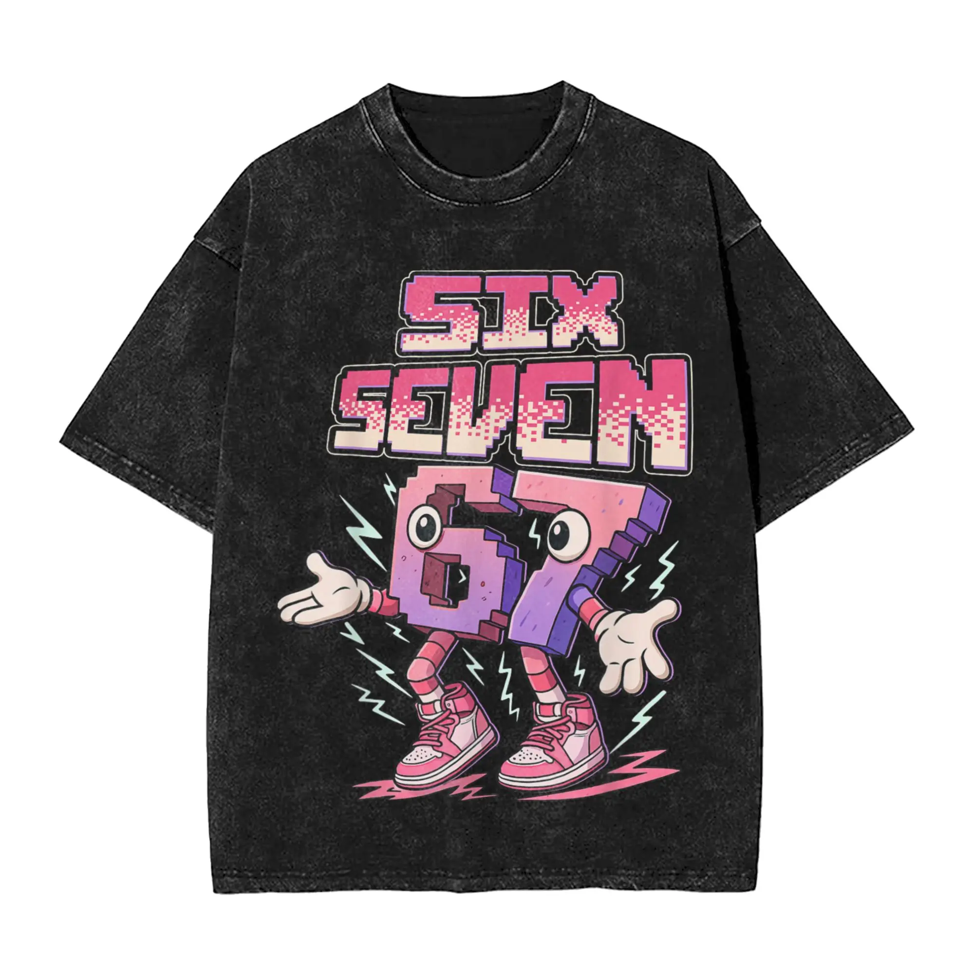 

Men 67 Meme Six Seven Italian Steal a Brainrot T Shirts Tops Beach Vintage Short Sleeve T-Shirt O-Neck Novelty Loose Tshirt