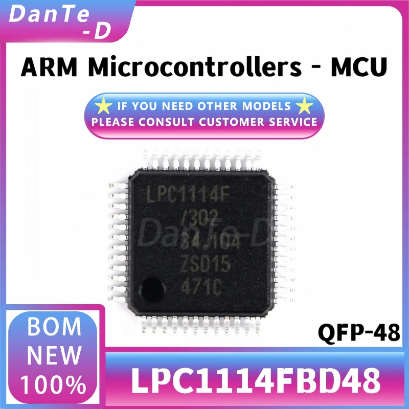 LPC1114FBD48/302 LQFP-48 32-bit microcontroller 32K CORTEX-M0 new original